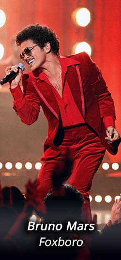 Bruno Mars Foxboro Tickets